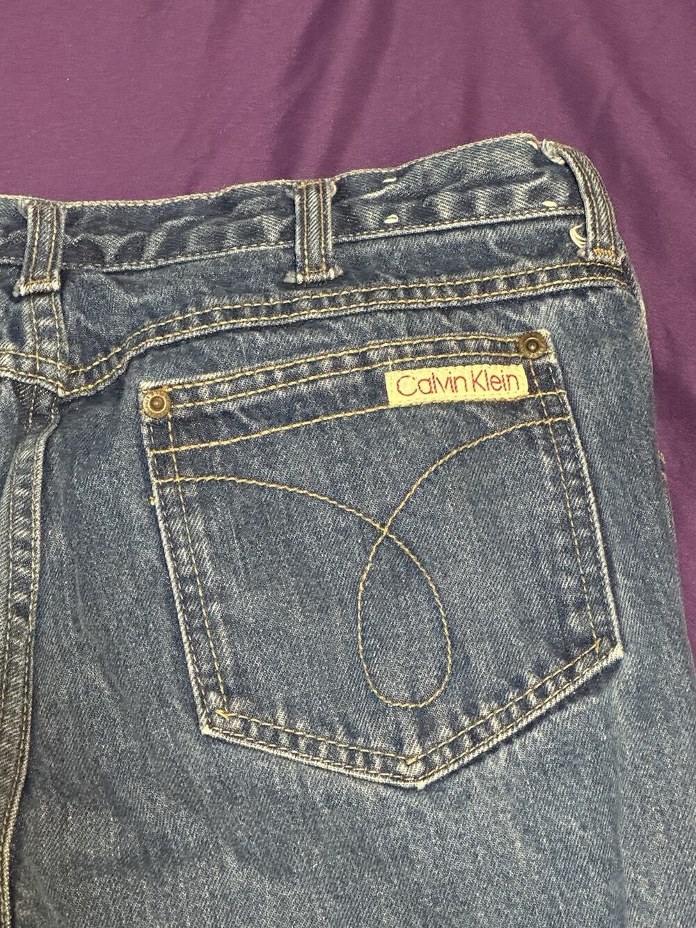 Vintage Women’s 80s Rare Calvin Klein Jeans 32 High Waist Mom Jeans USA Made 90s